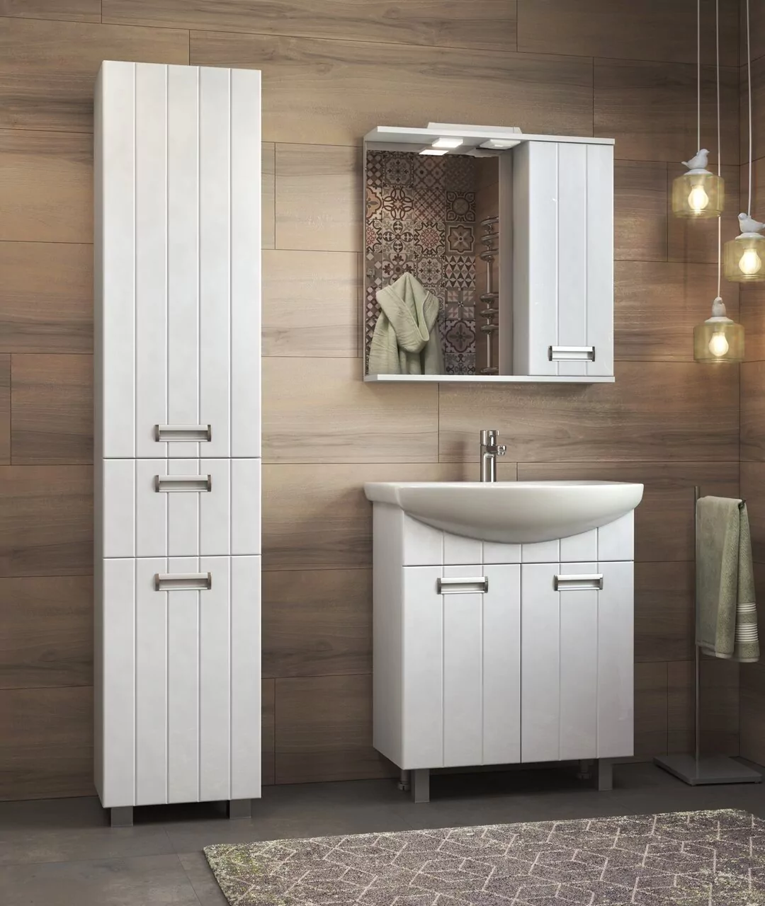 Зеркало-шкаф Vigo Diana 60 R свет, белый