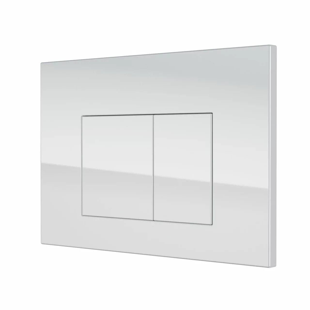 Кнопка смыва Owl 1975 Nikel Ceramic White, Knapp06NCW, механическая, белый глянец