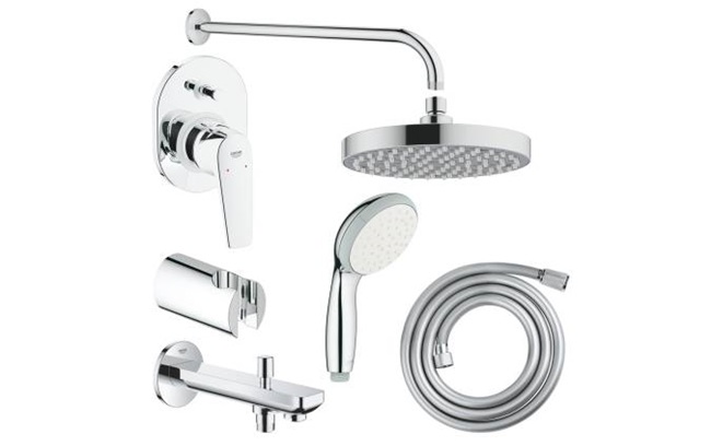 Встраиваемые душевые комплекты