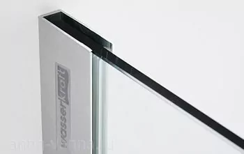 Душевой уголок WasserKraft Aller 10H10L 120х100 прямоугольный, без поддона, прозрачное стекло, хром