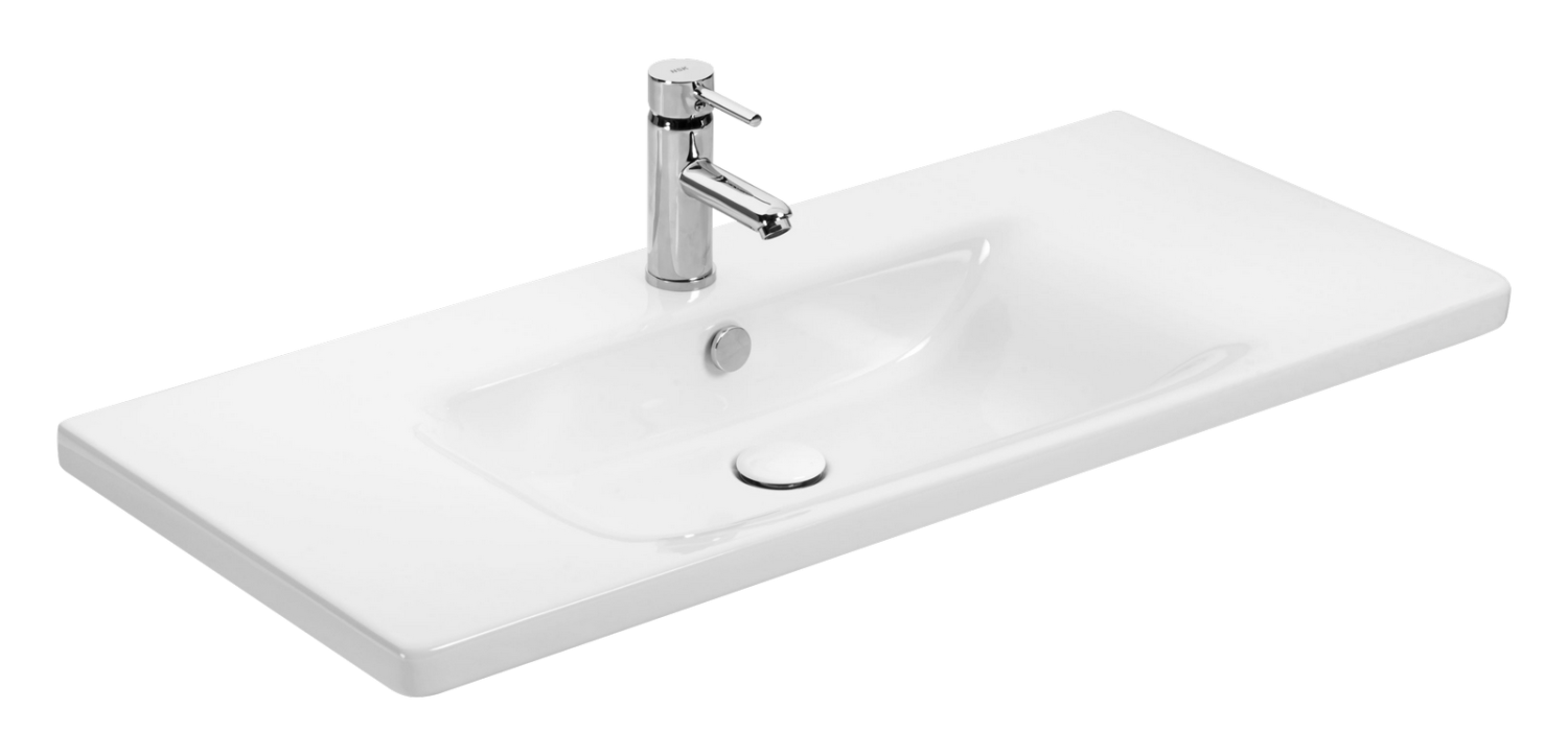 Тумба с раковиной Misty Ларго 100 белый