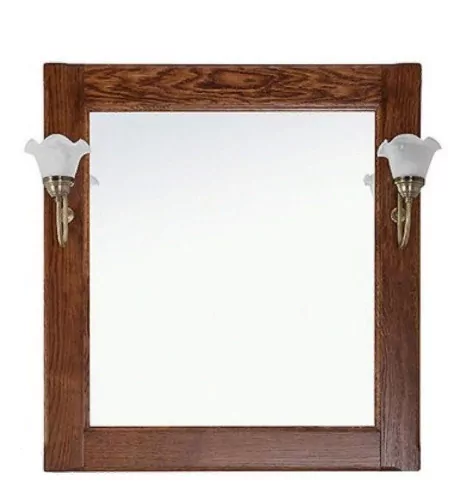 Зеркало Vod-ok Elite Дубини 65 свет, орех, венге