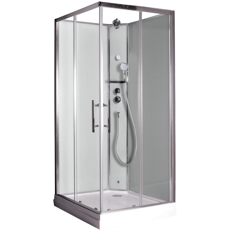 Душевая кабина Timo Premium ILMA 109 с крышей, хамам и стульчиком 90*90*222