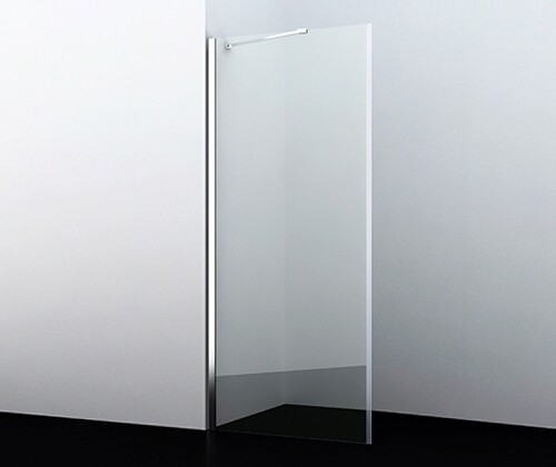 Душевая перегородка WasserKraft Aller 10H07-RP90 Fixed прозрачное стекло, профиль хром