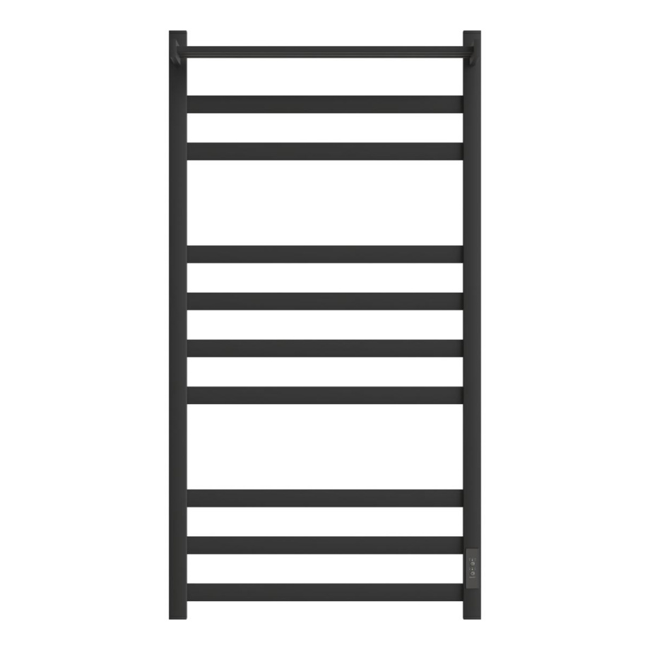 Полотенцесушитель электрический APEXTERMO Terra TR01105BM 1000x500 с полкой, черный матовый