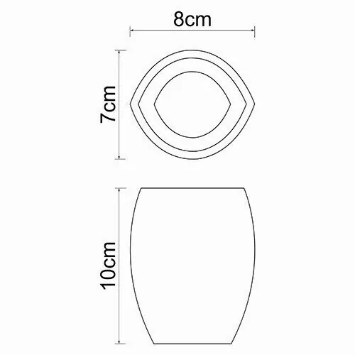 Стакан для щеток WasserKraft Eider K-33328 серый