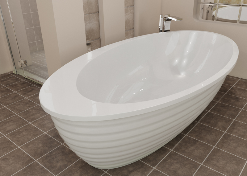 Ванна акриловая Vayer Boomerang OVAL ETNA 1940x1000 c панелью