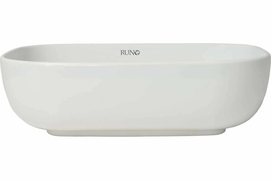 Раковина Runo CUATRO 49x39 прямоугольная, закругленная, белый