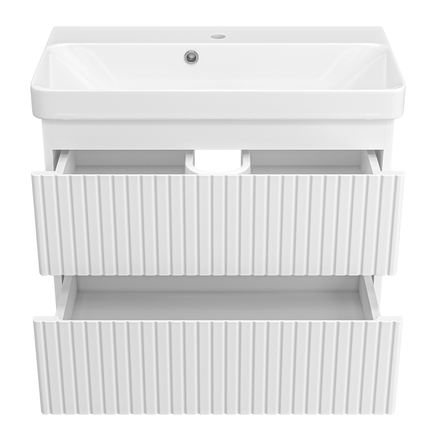 Тумба с раковиной Brevita Victory 70 подвесная, белый