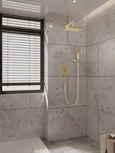 Встраиваемая душевая система Veconi VERONA VE-510-G-C4, Золото брашинг от магазина Vanna-Vanna.ru!