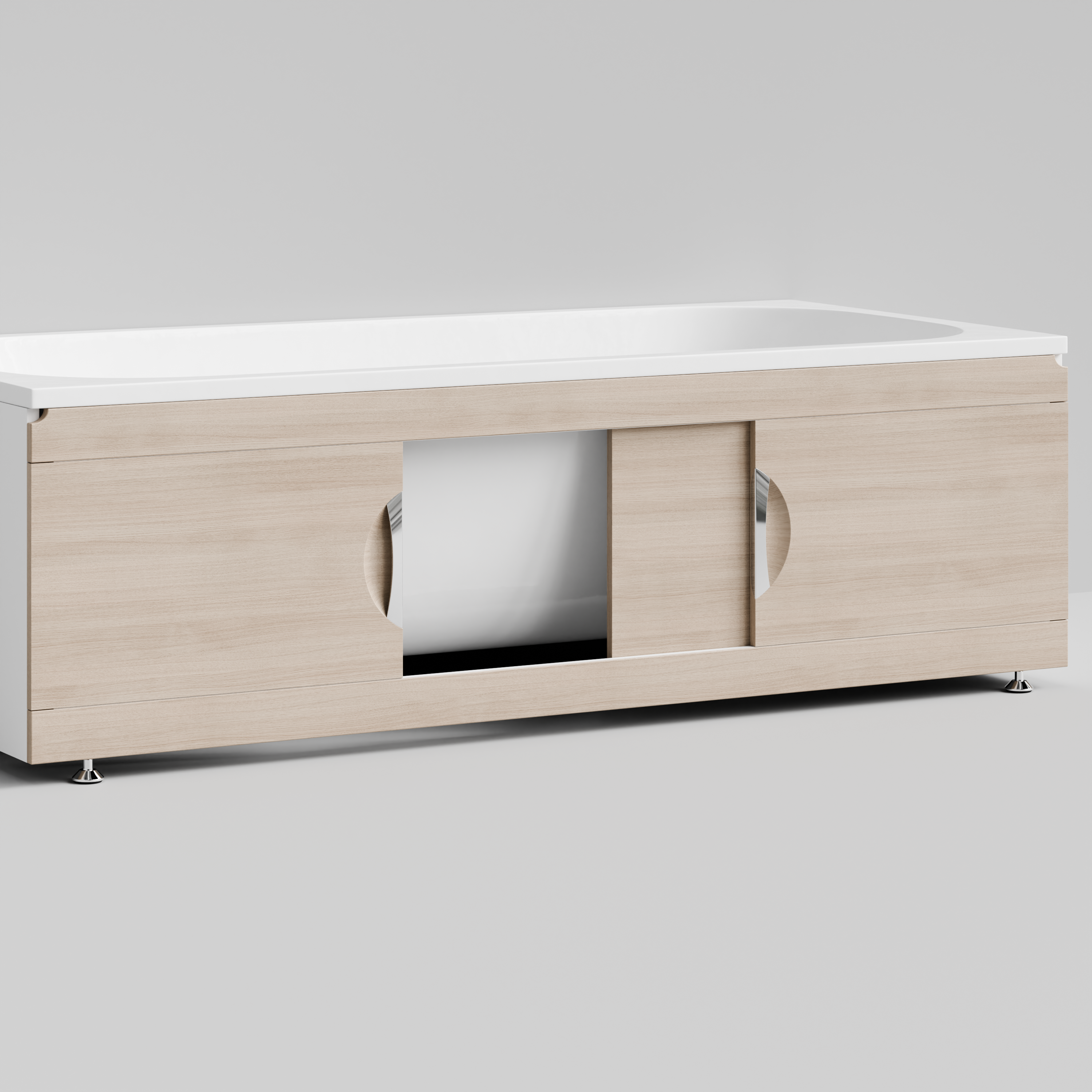 Экран под ванну Vod-ok Топ 180 раздвижной, дуб