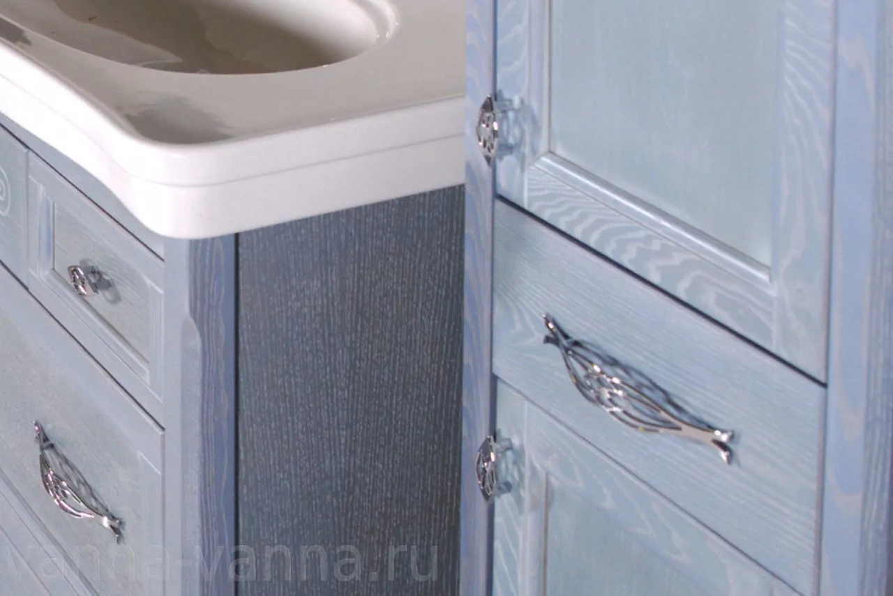 Мебель для ванной ASB Woodline Модерн 105 комплект, напольный, рошфор от магазина Vanna-Vanna.ru!