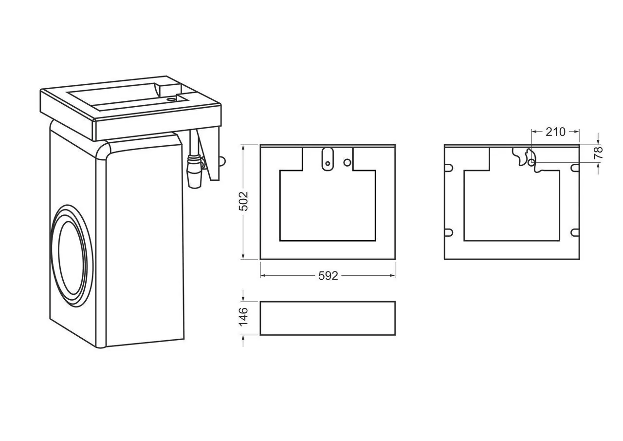 Раковина Stella Polar Корини 60х51 белая от магазина Vanna-Vanna.ru!