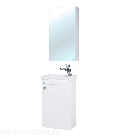 Зеркало-шкаф Bellezza Комо 40 правое, белый