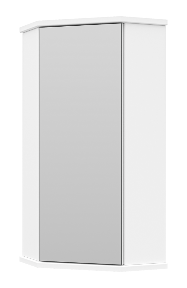 Зеркало-шкаф Misty Лилия 34 универсальный, угловой, белый