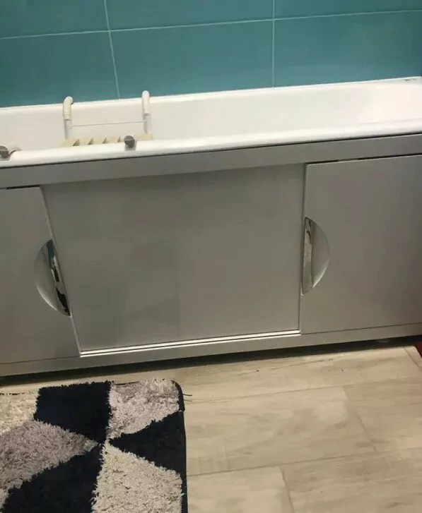 Экран под ванну Alavann Monaco Still 170 раздвижной белый