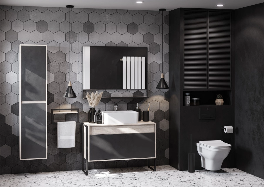 Зеркало Aquaton Лофт Урбан 100 дуб орегон