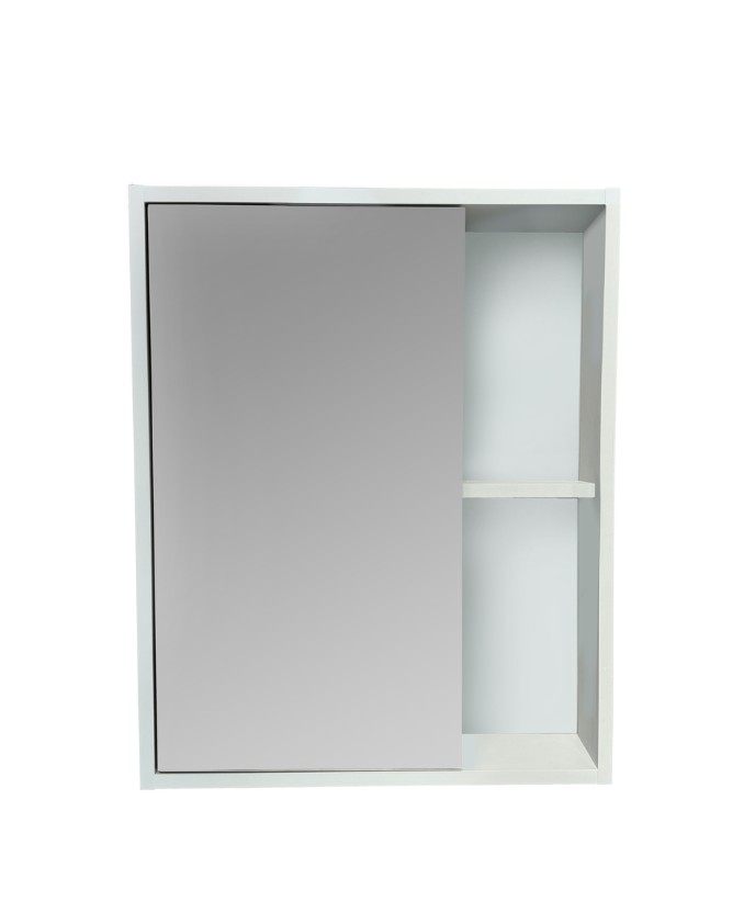 Зеркало-шкаф Runo Эко 60 бирюзовый, универсальный