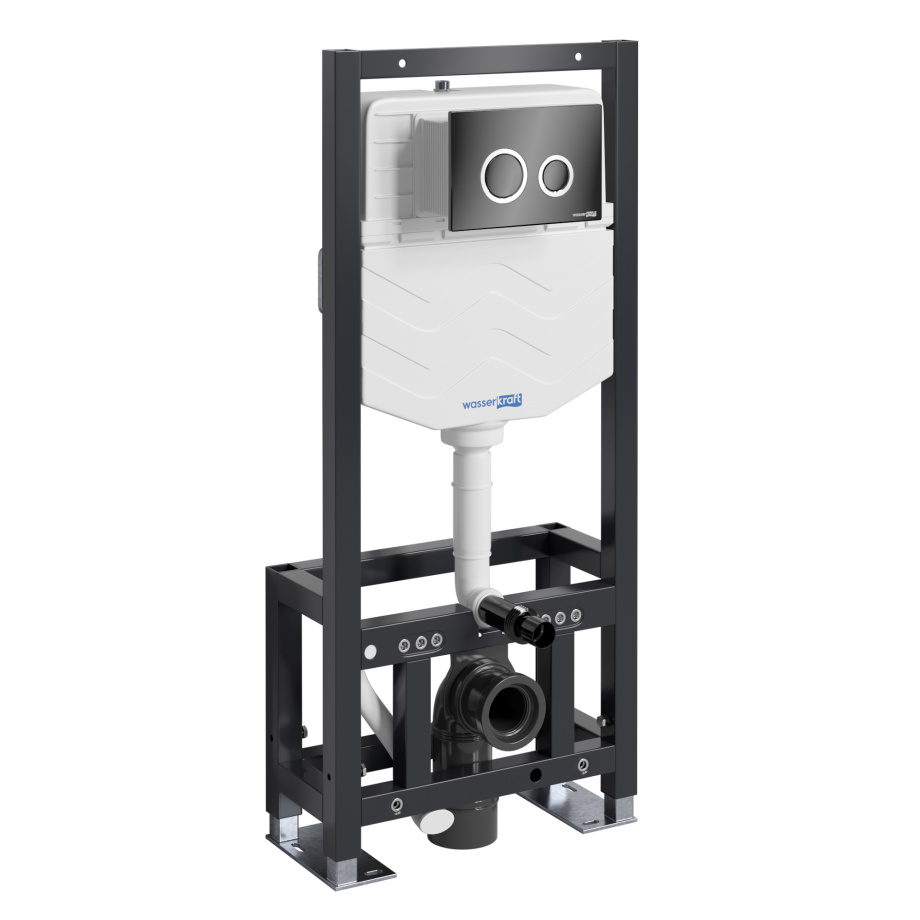 Инсталляция WasserKraft Dill 61TLT.010.ME.PB01 для подвесного унитаза, с кнопкой