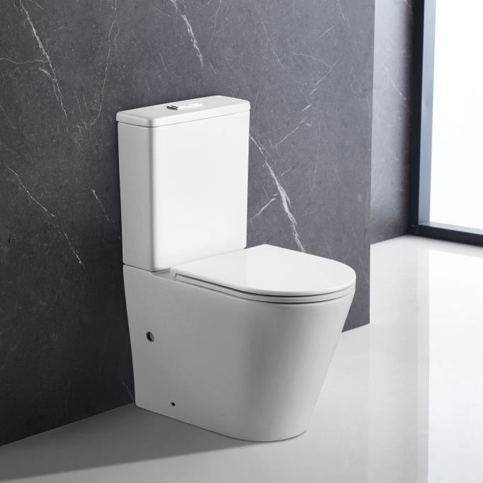 Унитаз напольный безободковый Terminus Аврора 625х390 белый