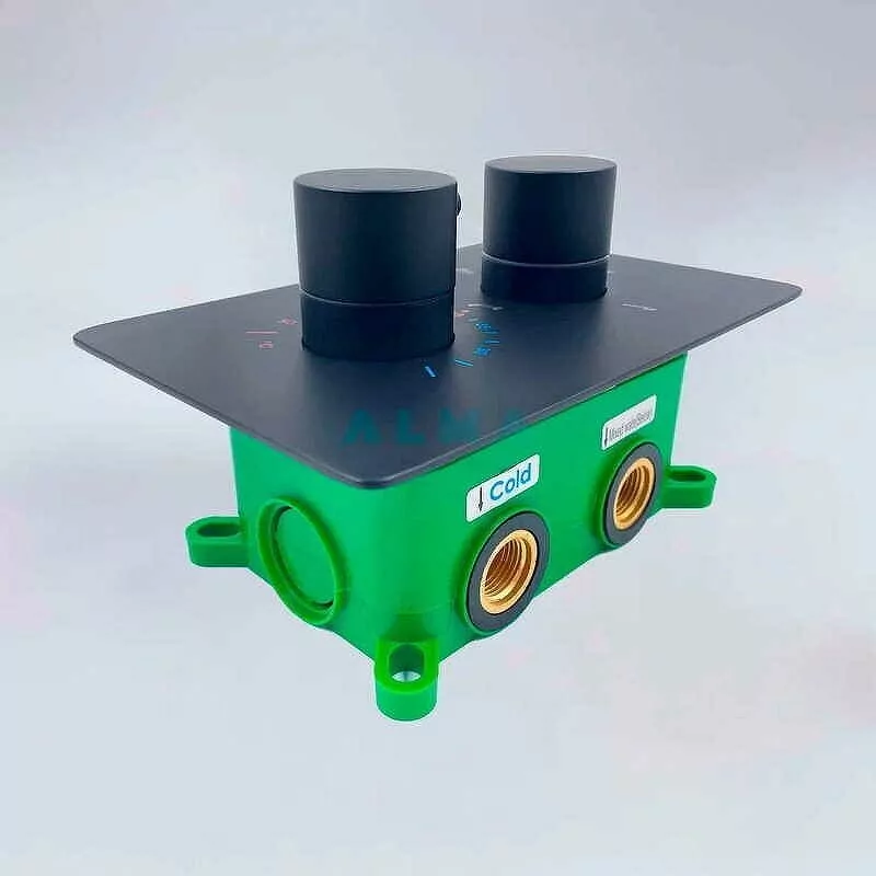 Душевой комплект ALMAes Weber TVZ-0808 черный матовый