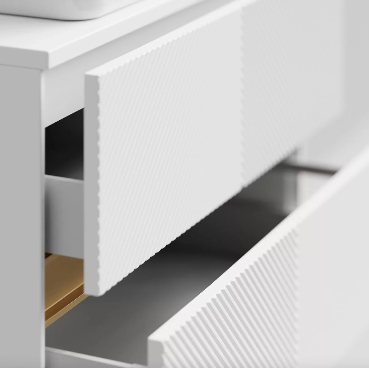 Тумба подвесная Vod-ok Аурум 80 с раковиной Олимпия 560, белый + 7 цветов