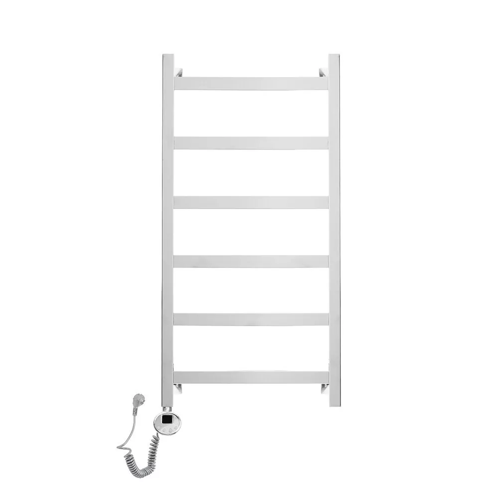 Полотенцесушитель электрический Domoterm Квадро Плюс П6 400Х800 EL левый, хром