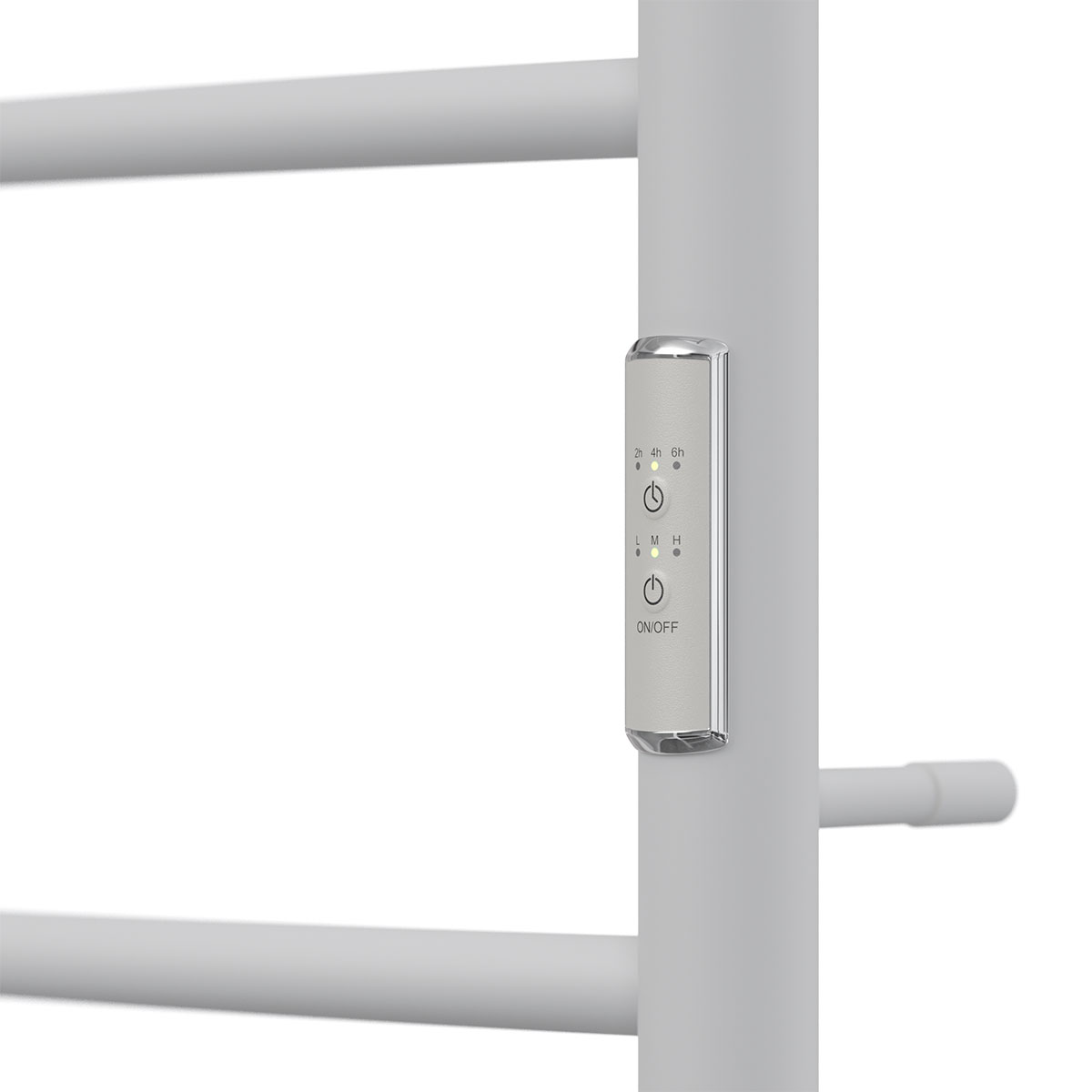 Полотенцесушитель электрический APEXTERMO Corona CR01164WM 600x400 с полкой, белый матовый