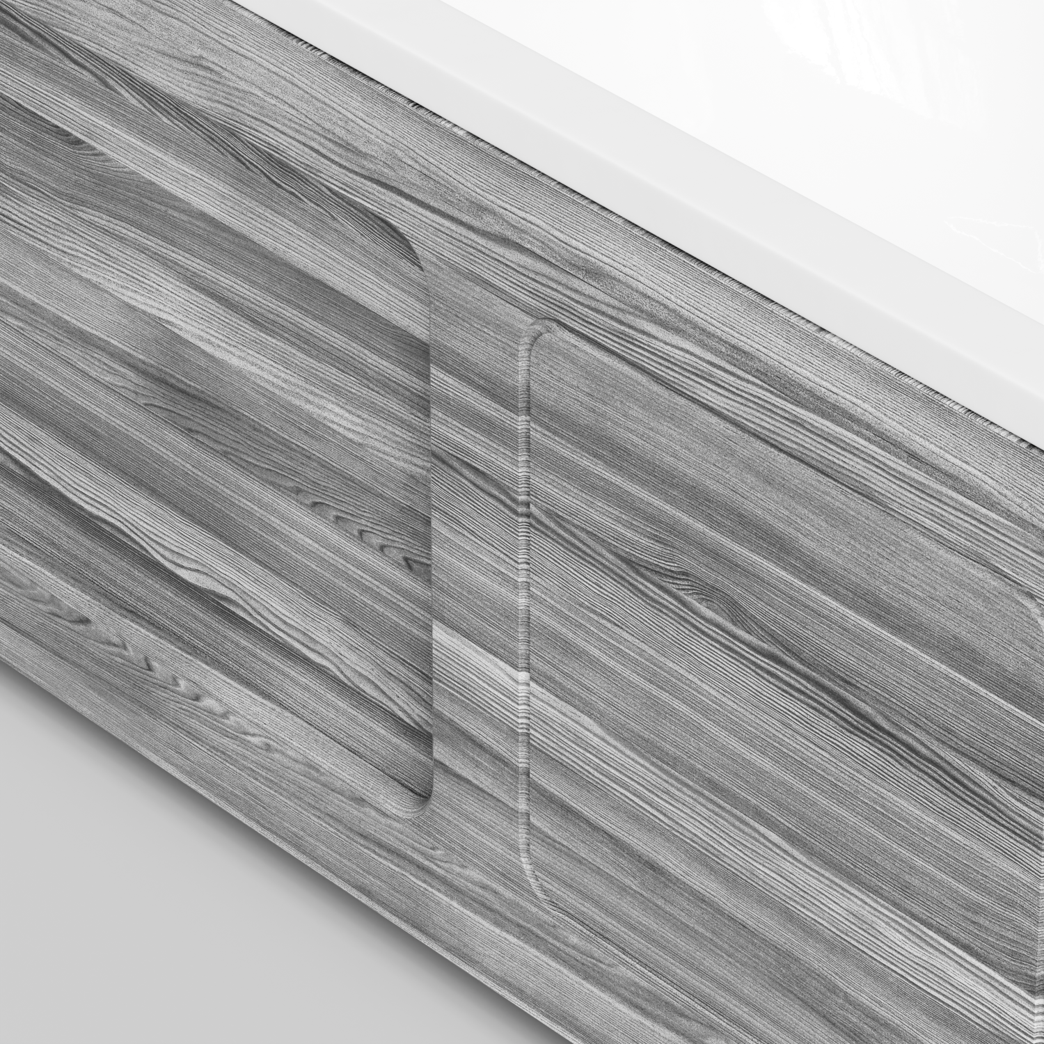 Экран под ванну Vod-ok Хит 180 раздвижной Лиственница структурная контрастно-серая