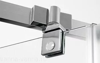 Душевой уголок WasserKraft Leine 35P03 90х90 квадратный, без поддона, прозрачное стекло, хром