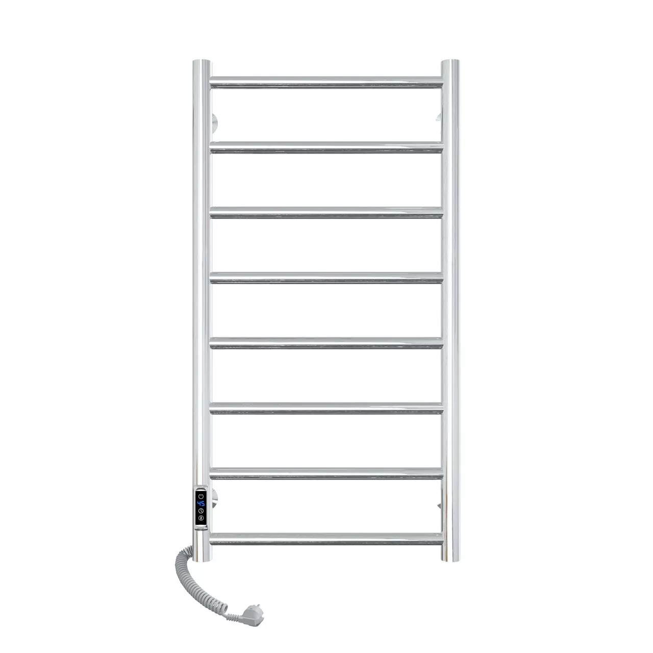 Полотенцесушитель электрический Laris Джаз П8 400х800 с терморегулятором, левый, хром