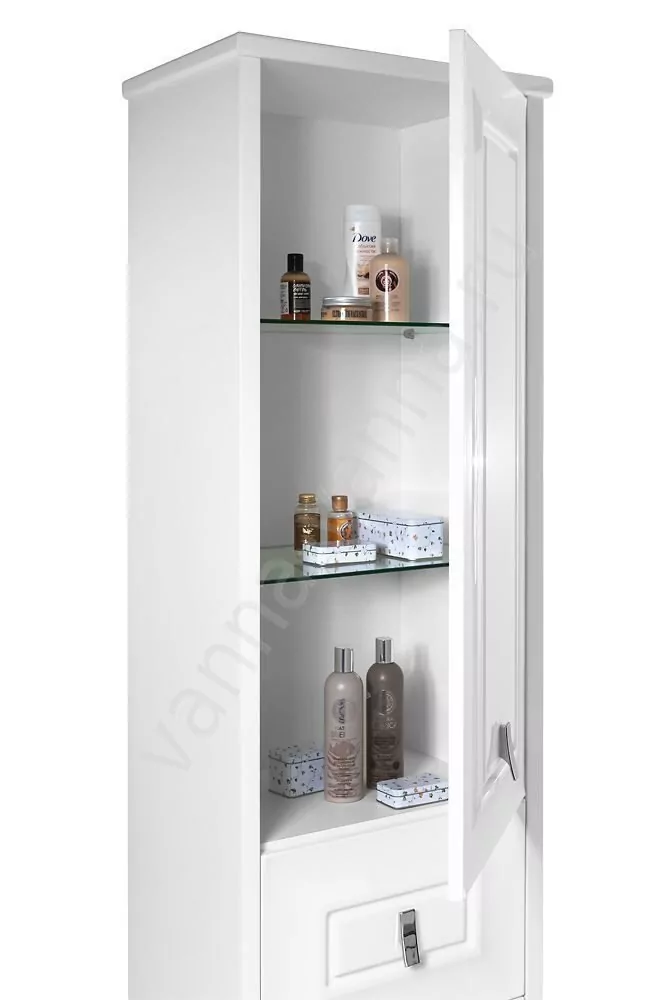 Пенал Vod-ok Elite Риккардо 50 L/R напольный, белый