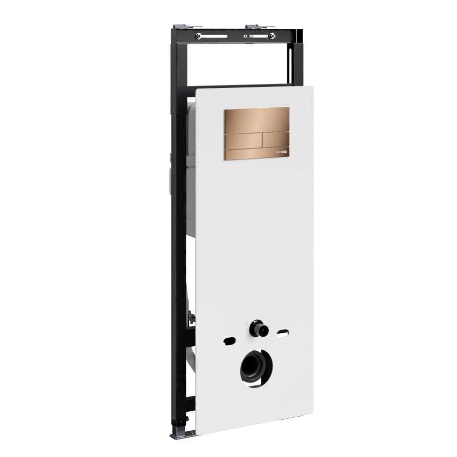 Инсталляция WasserKraft Salm 27TLT.010.ME.WH.RG04 для подвесного унитаза, с кнопкой