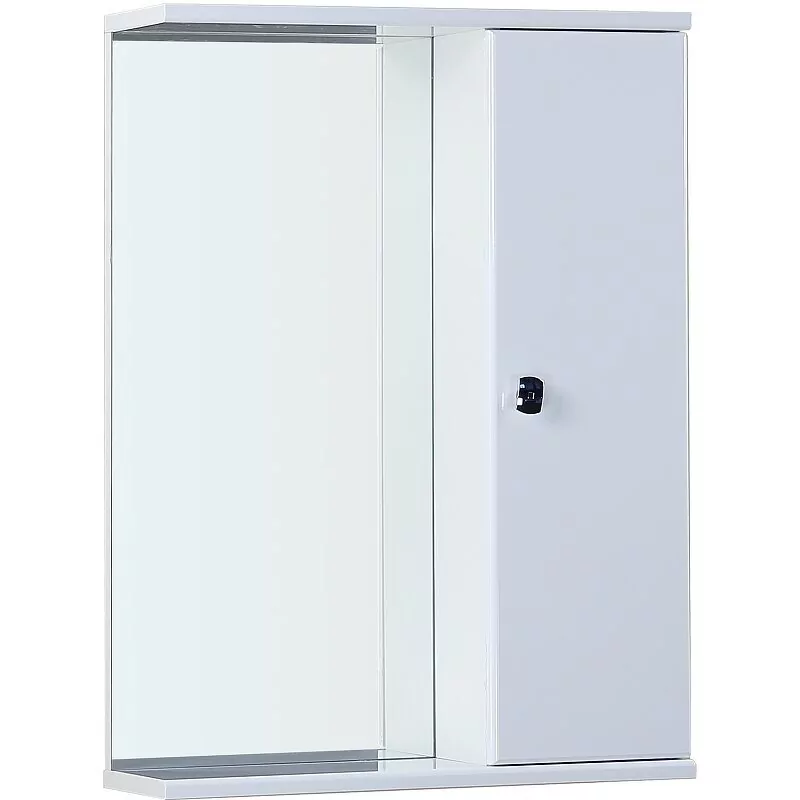 Зеркало со шкафчиком Onika Ника 52.00 L/R универсальное, белый