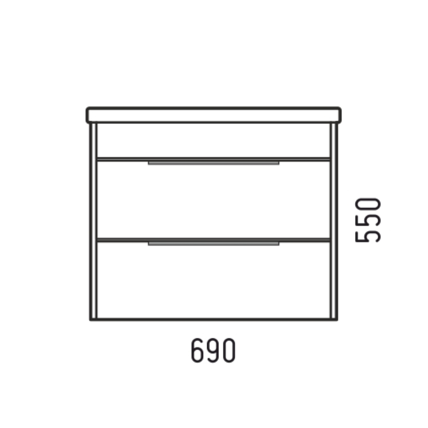 Тумба подвесная Corozo Форест 70 Z2 с раковиной Сомо 70 дуб конзас