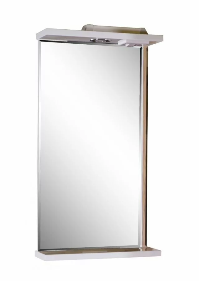 Зеркало Асб-мебель Марко 40 свет, белый/дуб золотой