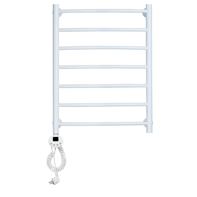 Полотенцесушитель электрический Domoterm Калипсо П7 500x700 L левый, белый матовый