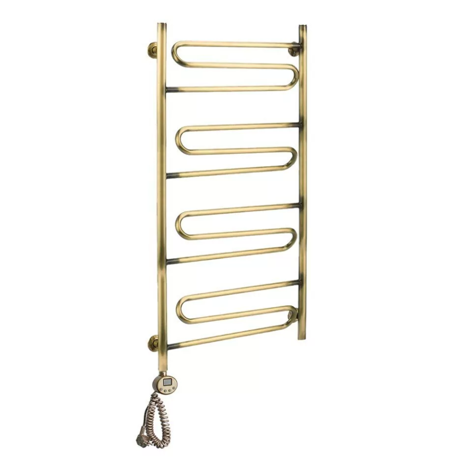 Полотенцесушитель электрический Domoterm Офелия П12 500x950 АБР EL, античная бронза