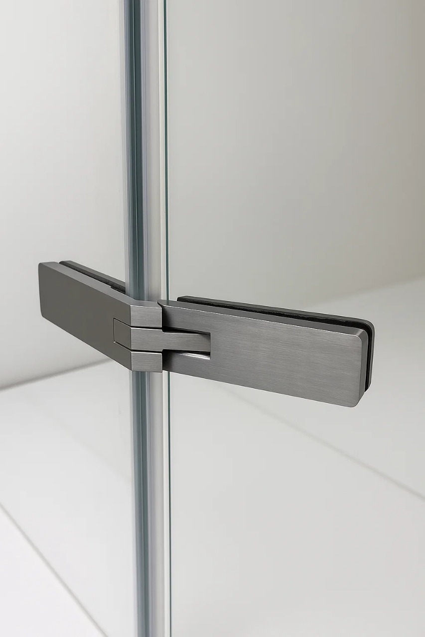 Душевой угол Timo TTSSP-100/13C-8, распаш 1000*1000*2000, профиль никель, стекло прозрачное 8 мм