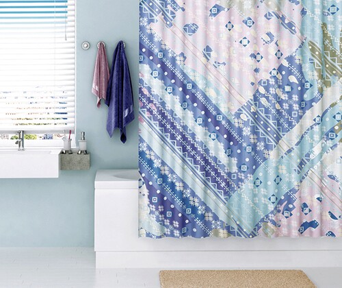 Тканевая шторка WasserKraft Lippe SC-65101