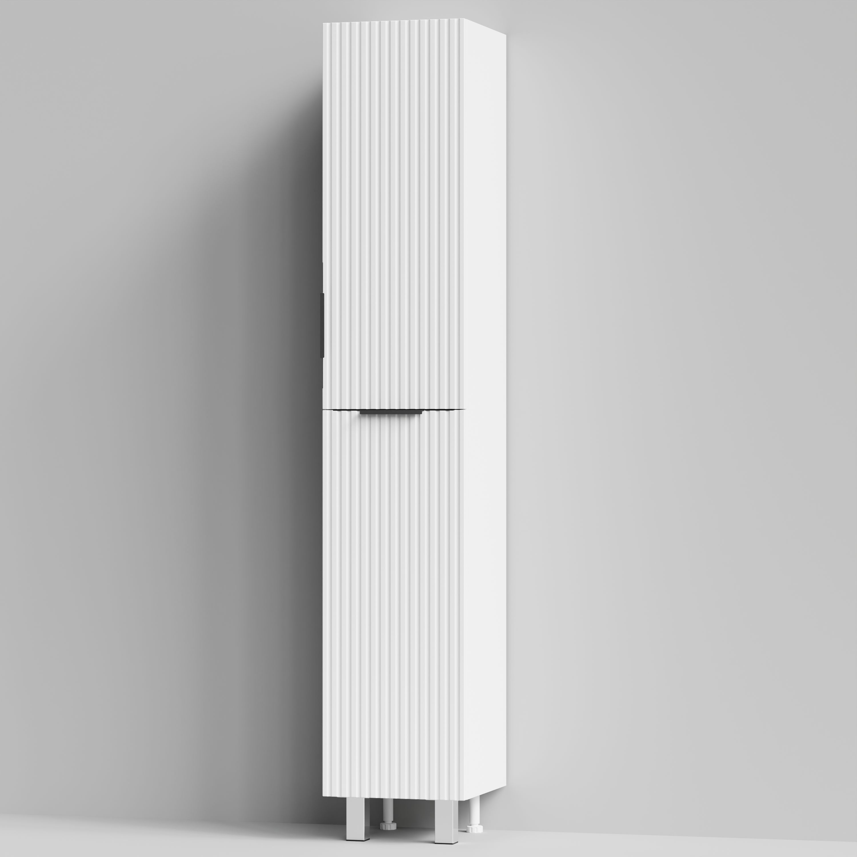 Пенал Vod-ok Дольче 35 L/R, 2 двери, корзина, напольный, белый + 13 цветов