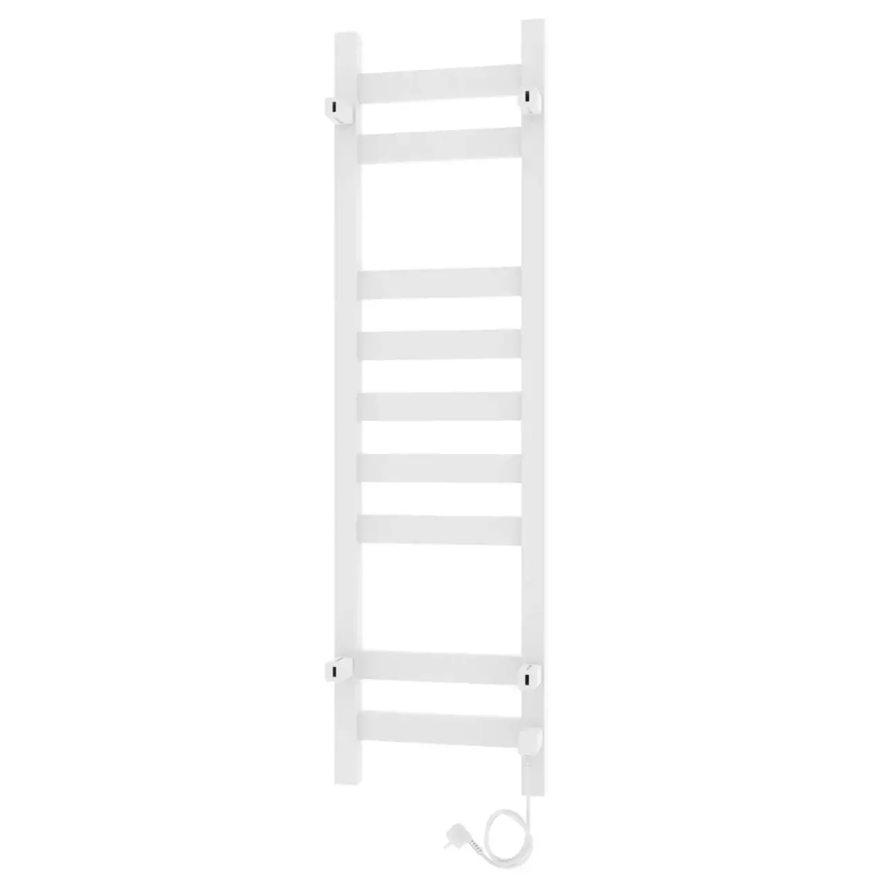 Полотенцесушитель электрический Laris Флавиа ЧК П9 200х800 левый, белый матовый муар