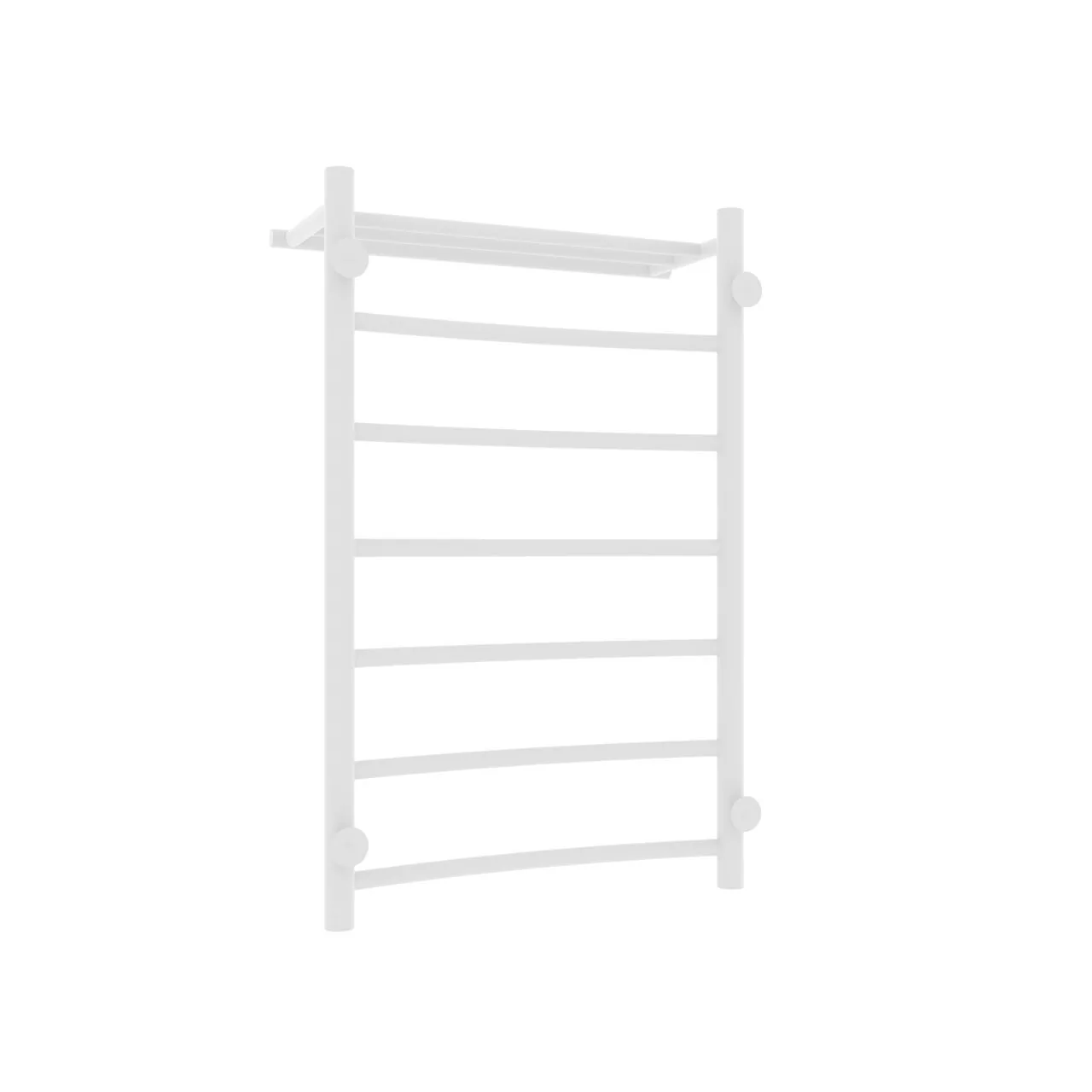 Полотенцесушитель водяной Laris Классик П7 500х800 с полкой, белый матовый
