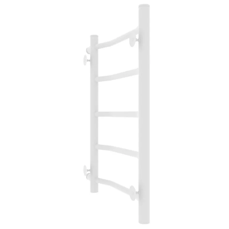 Полотенцесушитель водяной Laris Виктория П5 400х600 МЦ-1 боковой, белый матовый