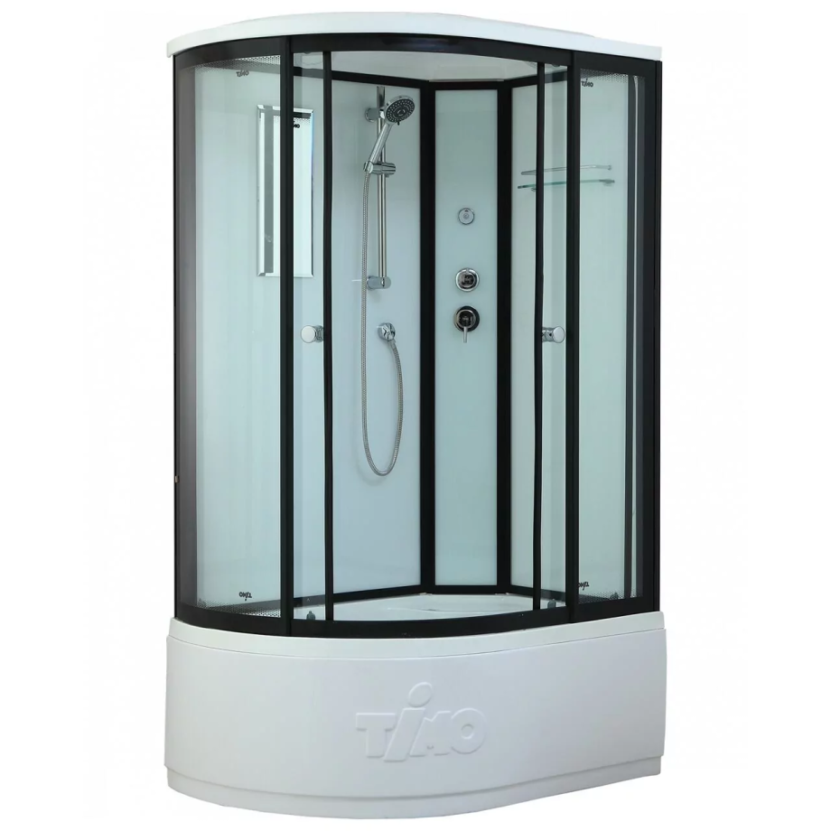Душевая кабина Timo Standart Т-6620 Black R 120x85