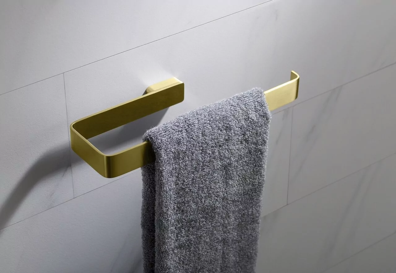 Полотенцедержатель Timo Selene 17057/17 одинарный, штанга, матовое золото