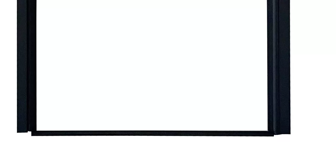 Душевая дверь Parly DE90B 90х185 в нишу, распашная, прозрачная с рисунком, профиль черный от магазина Vanna-Vanna.ru!