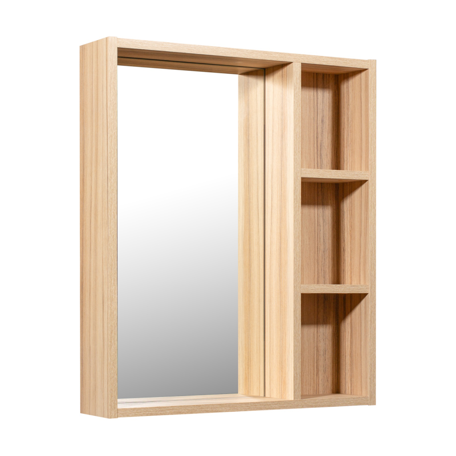 Зеркало-шкаф Runo Эко 55 универсальный, лиственница