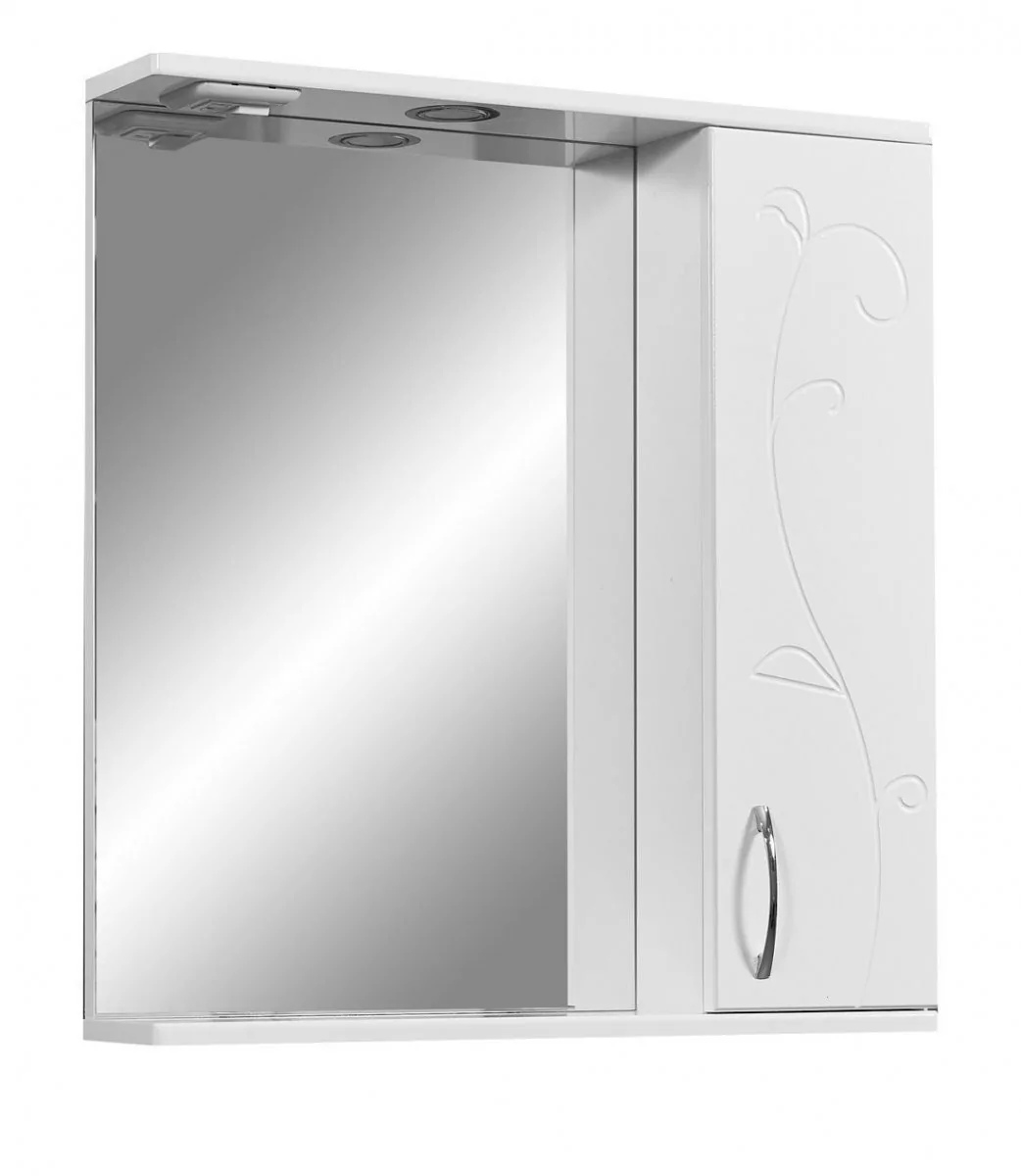 Мебель для ванной Stella Polar Фантазия 65 комплект, напольный, белый глянец