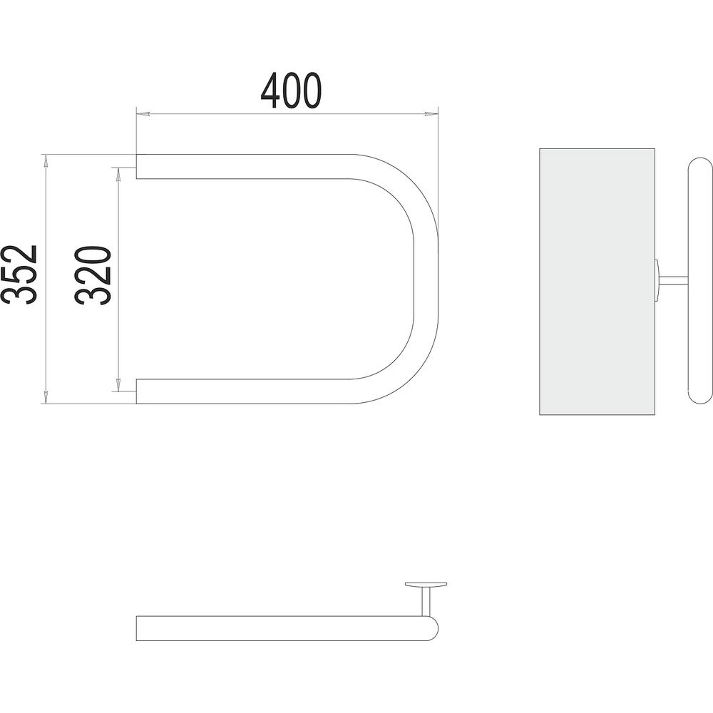 Полотенцесушитель водяной Terminus П-образный (1") 32х40